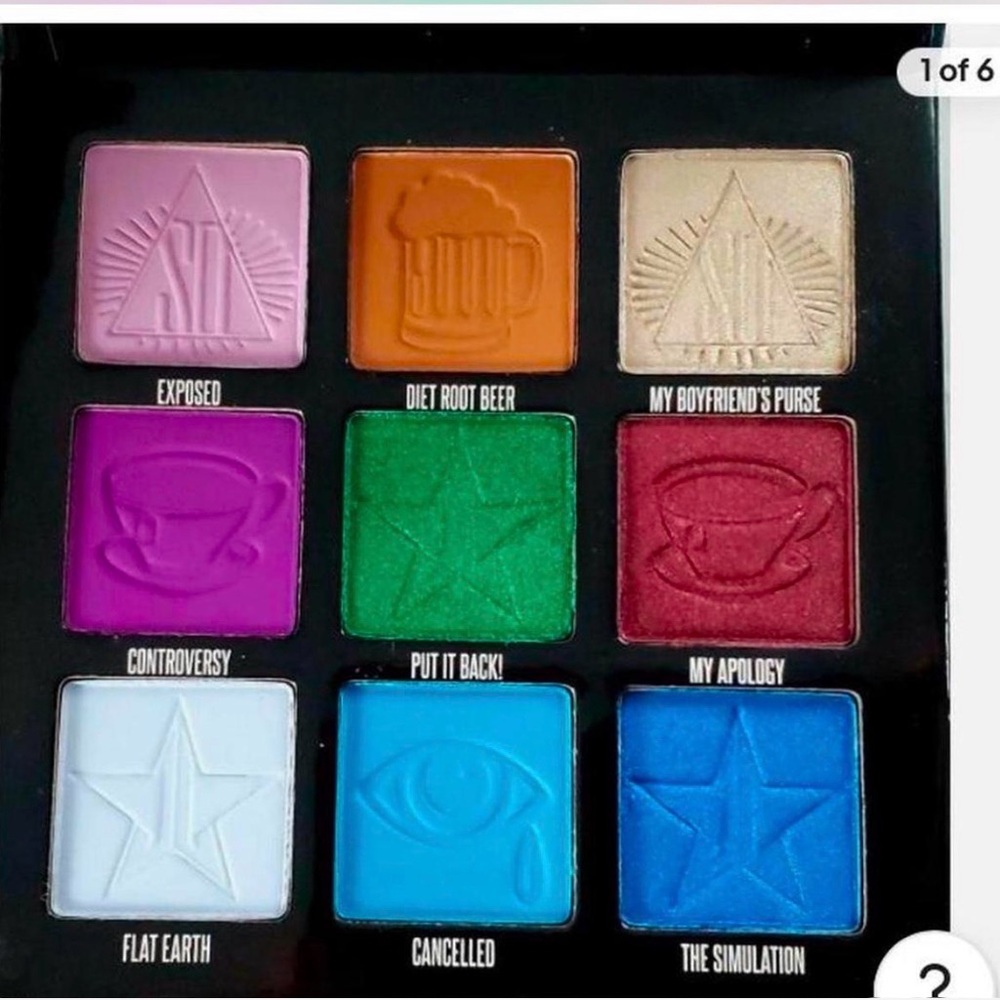 Jeffree Star And Shane Dawson Mini Controversy Palette *NIB - Picture 3 of 4